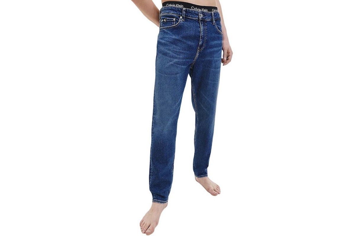 Calvin Klein Παντελόνι Τζίν Ανδρικό (J30J321113 1A4) Μπλέ